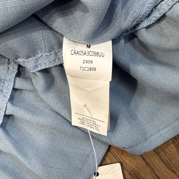 NWT CUPSHE Live Life On The Beach Blue Tiered Ruffle Midi Dress Medium - Picture 3 of 8